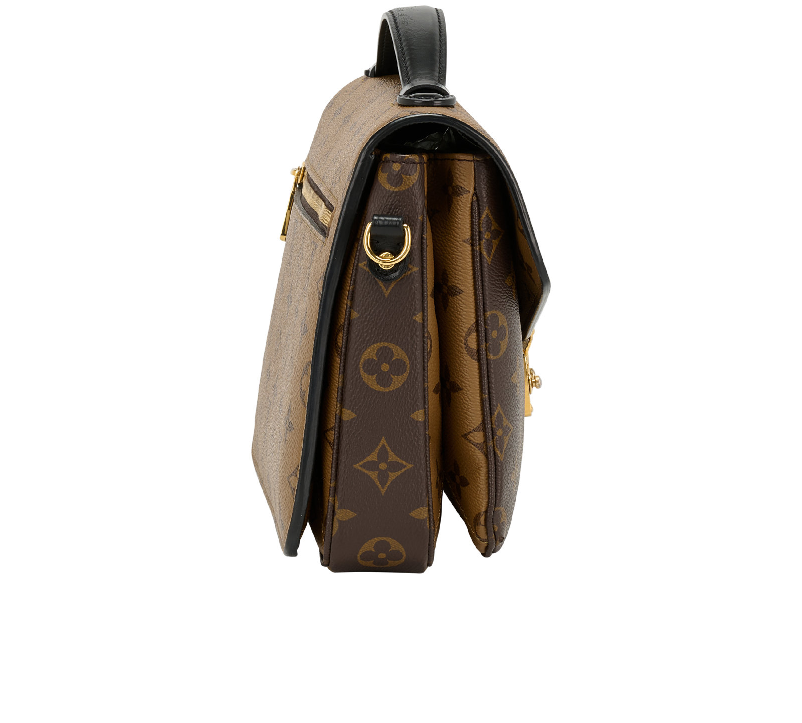 Pochette Metis, &pound;995, Handbags, Brown, Canvas, Side view